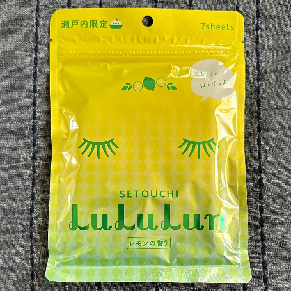 Setouchi LuLuLun Lemon Scented Face Mask